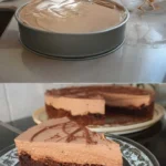 Delicious Brazilský dort with chocolate and fruits