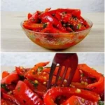 Bruschetta s pepřem na talíři, chutné občerstvení.