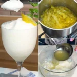 Osověžující citronový sorbet servírovaný v mističce s citronem