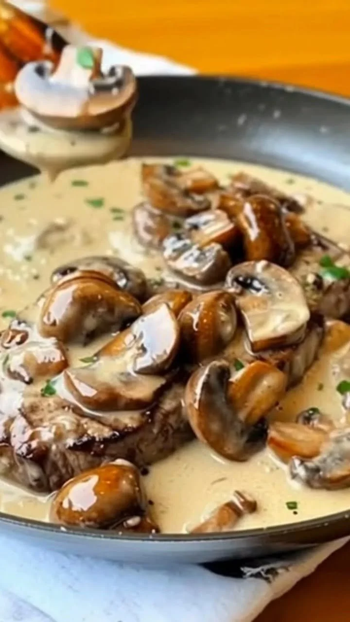 Filet Mignon s Boursinem - šťavnatý steak s krémovou omáčkou