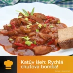 Talíř Katůva šlehu s tradičními přílohami
