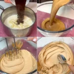 Kávová ganache na dezertu s kávovými zrnky