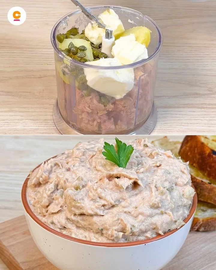 Krémová tuňáková paštika se čtyřmi ingrediencemi