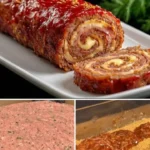 Krémové mleté maso se sýrem mozzarella a pikantní Srirachou na talíři.