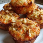 Mrkvové muffiny se tvarohem, pečené v útulné pekárně
