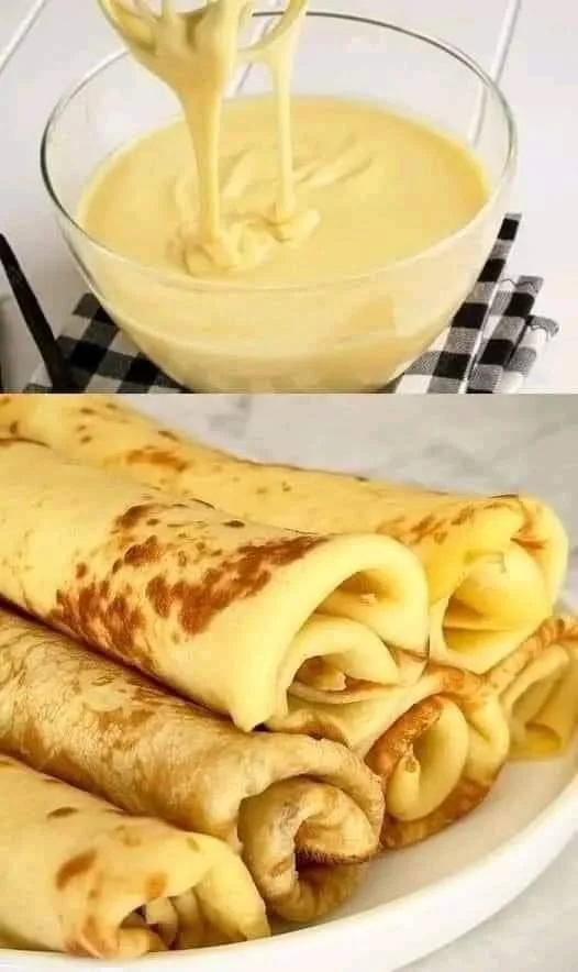 Palačinky bez mouky plněné tvarohem na talíři