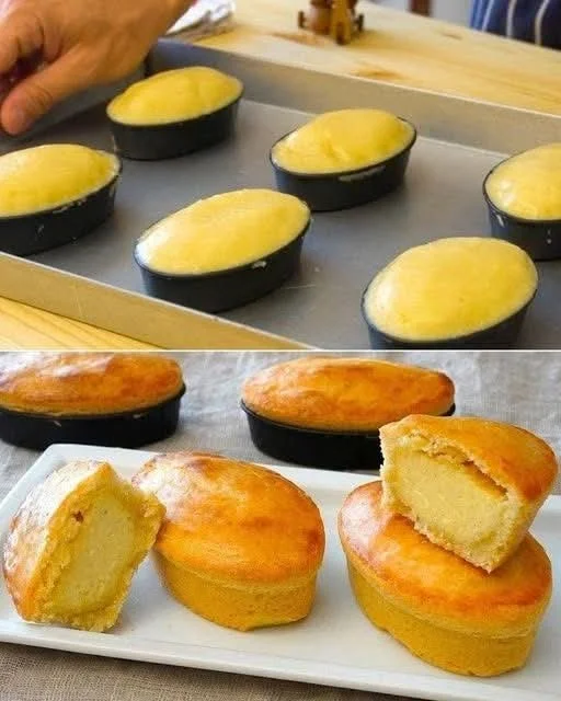 Tradiční italské pasticciotti s krémovou náplní.