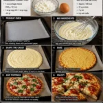 Pizza z tvarohové krusty se 2 jednoduchými ingrediencemi