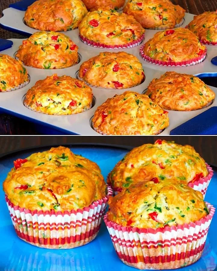 Recept na slané muffiny se zeleninou, chuťovka plná zdravých ingrediencí.