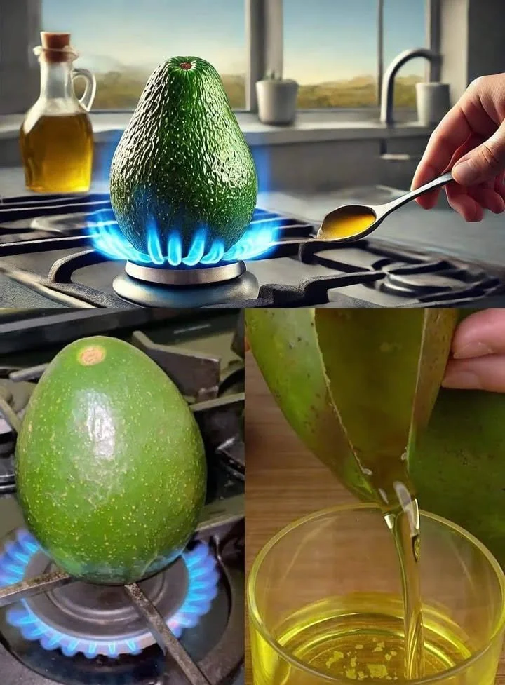 Grilované avokádo na oheň s kořením a zeleninou